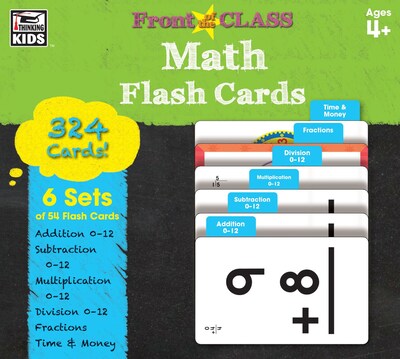 Thinking Kids Front of the Class Math Ages 4+ Flash Cards (734063)