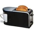 Elite KM819 2-Slice Toaster and Coffee Maker Station; Black