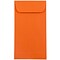JAM Paper #7 Coin Business Colored Envelopes, 3.5 x 6.5, Orange Recycled, 25/Pack (1526755)