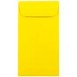 JAM Paper #7 Coin Business Colored Envelopes, 3.5 x 6.5, Yellow Recycled, 25/Pack (1526761)