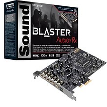 Sound Blaster 70SB155000001 Audigy RX PCI Express x1 Sound Card