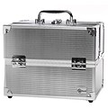 Creative Options® Crafters Four Tray Train Case; Silver (581070)