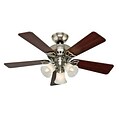 Hunter® Beacon Hill™ 42 Ceiling Fan; Nickel/Chrome (53079)