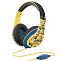 KIDdesigns UIM40MN.FX Minions On-the-Head Headphones with Mic; Multicolor