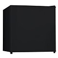 Midea HS65L Half Width Single Section Freestanding Refrigerator; Black