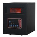 World Marketing Comfort Glow 1500-Watt Electric Heater, Black (QDE8600)
