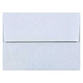 JAM Paper® A2 Parchment Invitation Envelopes, 4.375 x 5.75, Blue Recycled, Bulk 1000/Carton (10197B)