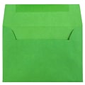 JAM Paper 4Bar A1 Colored Invitation Envelopes, 3.625 x 5.125, Green Recycled, 25/Pack (15811)