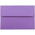 JAM Paper® 4Bar A1 Colored Invitation Envelopes, 3.625 x 5.125, Violet Purple Recycled, Bulk 1000/Carton (15815B)