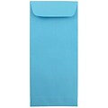 JAM Paper #10 Policy Business Colored Envelopes, 4 1/8 x 9 1/2, Blue Recycled, 25/Pack (15880)
