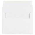 JAM Paper A6 Invitation Envelope, 4 3/4 x 6 1/2, White, 25/Pack (31820)
