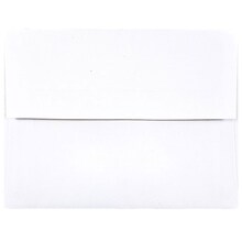 JAM Paper A2 Foil Lined Invitation Envelopes, 4.375 x 5.75, White with Red Foil, 50/Pack (72158I)