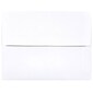 JAM Paper A2 Foil Lined Invitation Envelopes, 4.375 x 5.75, White with Red Foil, 25/Pack (72158)