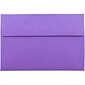 JAM Paper A8 Colored Invitation Envelopes, 5.5 x 8.125, Violet Purple Recycled, 25/Pack (80286)