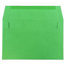 JAM Paper® A9 Colored Invitation Envelopes, 5.75 x 8.75, Green Recycled, 50/Pack (98176I)