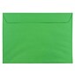 JAM Paper 9 x 12 Booklet Envelopes, Green Recycled, 25/Pack (154124)