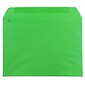 JAM Paper 9 x 12 Booklet Envelopes, Green Recycled, 25/Pack (154124)