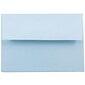 JAM Paper® Blank Greeting Cards Set, A7 Size, 5.25 x 7.25, Baby Blue, 25/Pack (304624580)