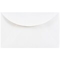 JAM Paper 3Drug Mini Envelopes, 2.3125 x 3.625, White, Bulk 1000/Carton (0201214B)
