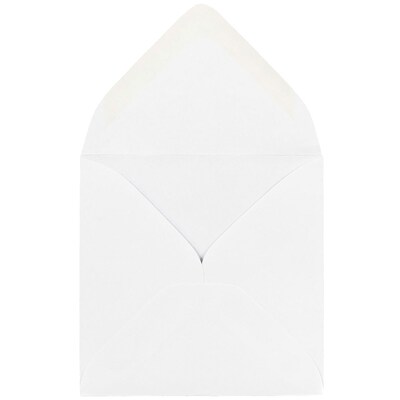 JAM Paper® 3.125 x 3.125 Mini Square Envelopes, White, 100/Pack (03992308B)