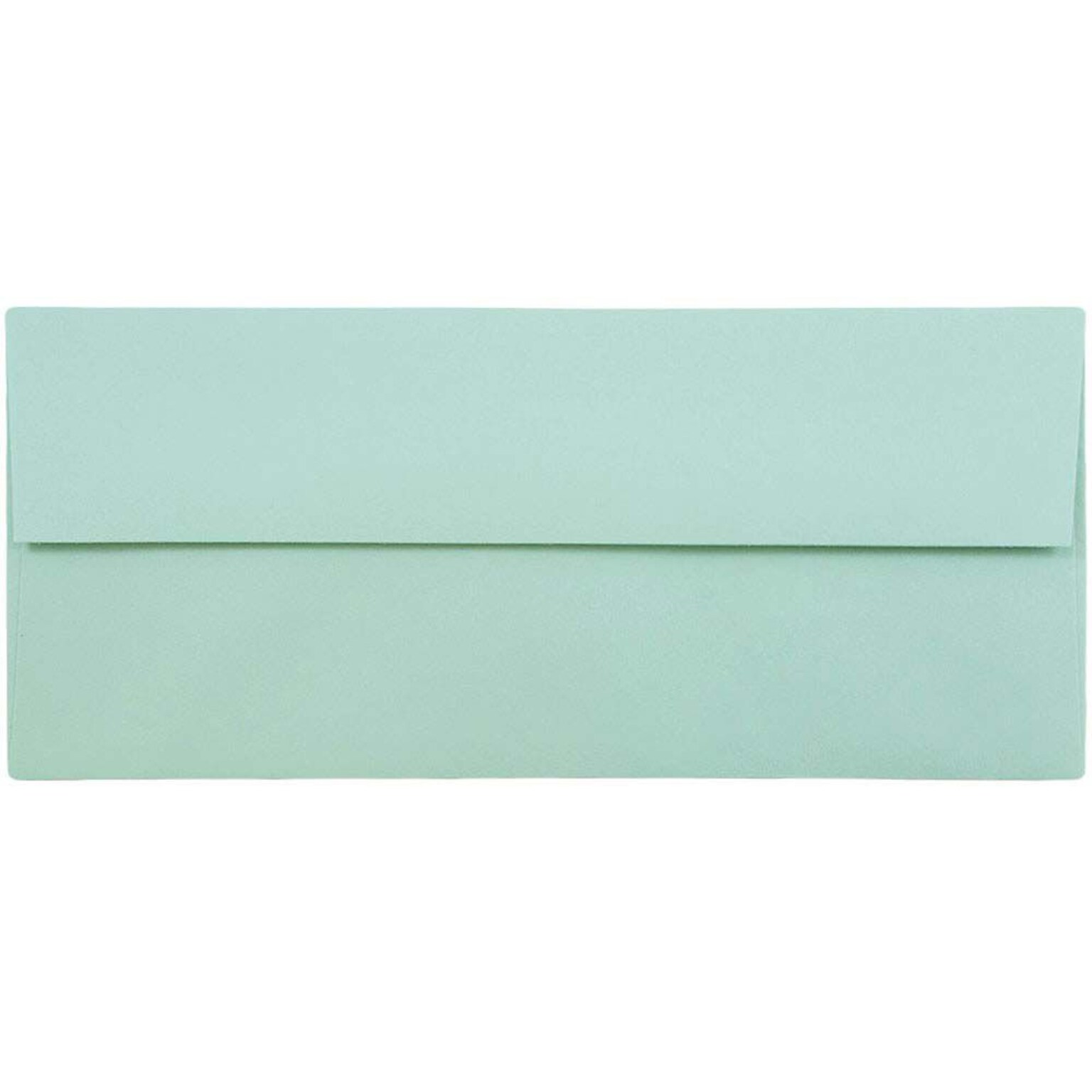 JAM Paper #10 Business Envelope, 4 1/8 x 9 1/2, Aqua Blue, 25/Pack (1523976)