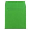 JAM Paper 6 x 6 Square Colored Invitation Envelopes, Green Recycled, 25/Pack (2792267)