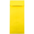 JAM Paper® #10 Policy Business Colored Envelopes, 4.125 x 9.5, Yellow Recycled, Bulk 1000/Carton (15877B)