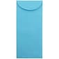 JAM Paper #14 Policy Business Colored Envelopes, 5" x 11 1/2", Blue Brite Hue, 50/Pack (3156407I)