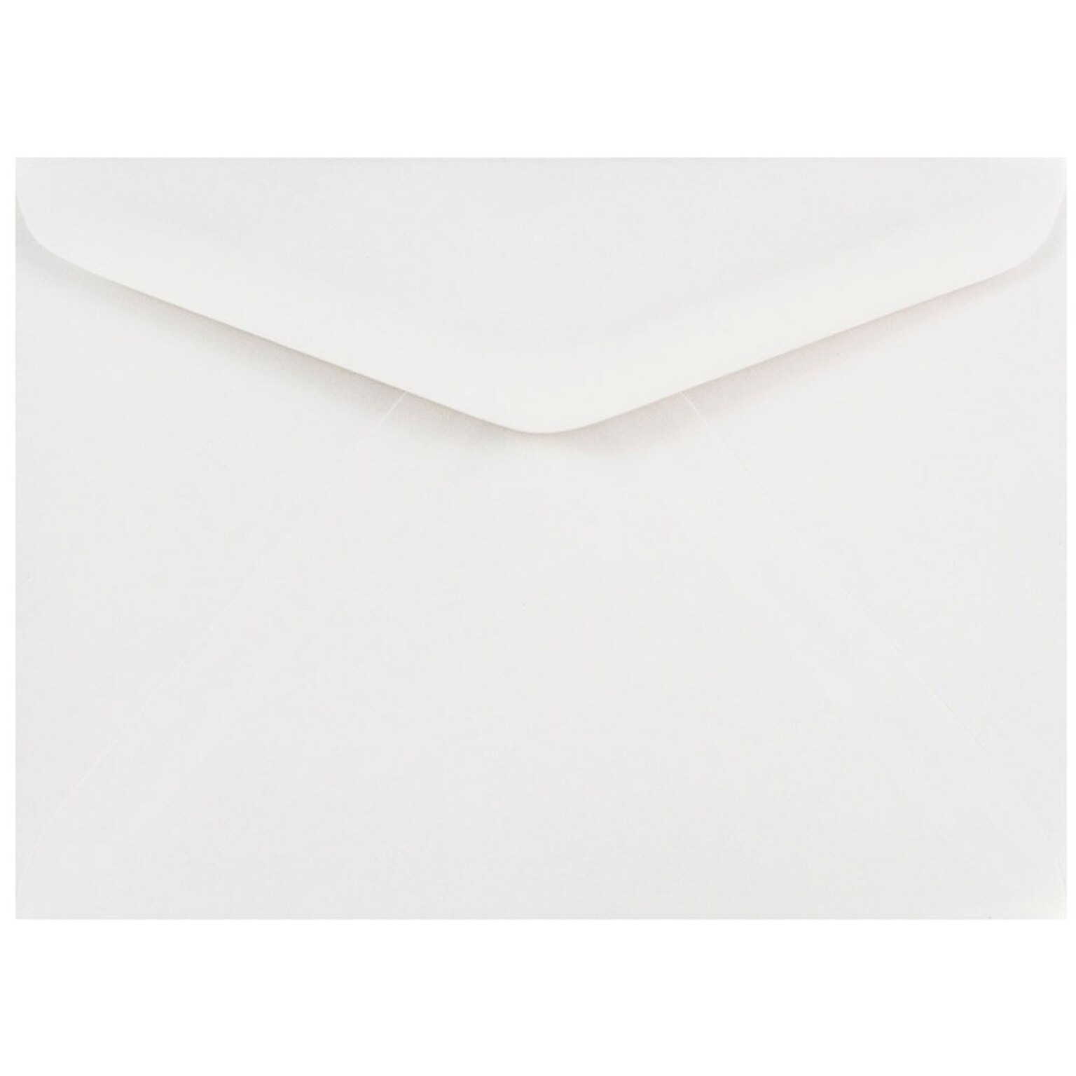 JAM Paper A7 Invitation Envelopes with V-Flap, 5.25 x 7.25, White, 25/Pack (4023210)