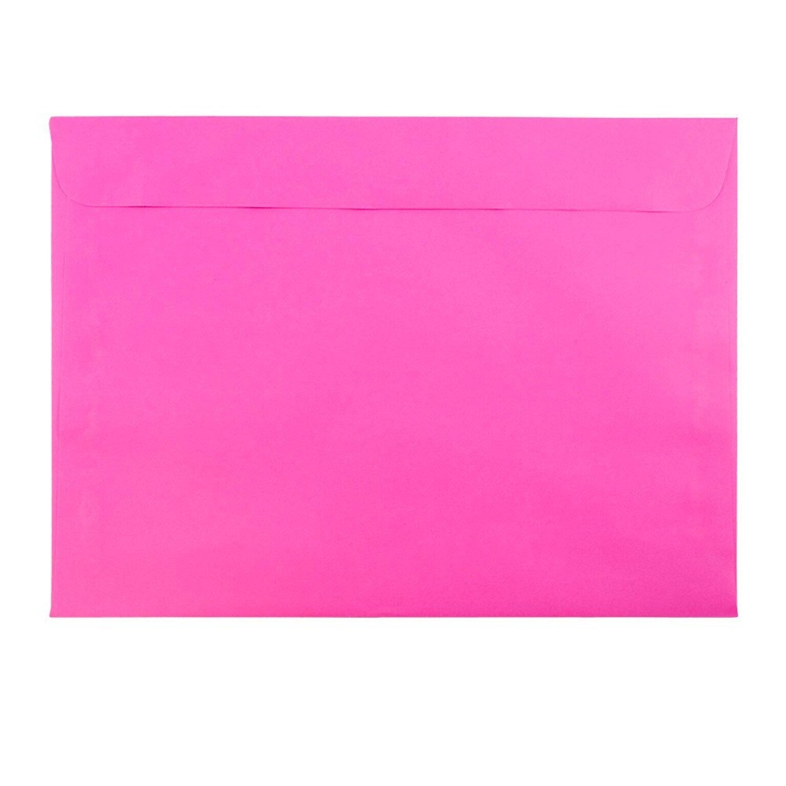 JAM Paper 9 x 12 Booklet Colored Envelopes, Ultra Fuchsia Pink, Bulk 1000/Carton (5156770B)