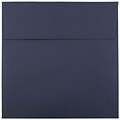 JAM Paper® 6 x 6 Square Invitation Envelopes, Navy Blue, 25/Pack (6394884)