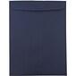 JAM Paper Open End Open End #13 Catalog Envelope, 10" x 13", Navy Blue, 100/Pack (12828427B)