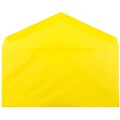 JAM Paper Monarch Open End Invitation Envelope, 3 7/8 x 7 1/2, Brite Hue Yellow, 500/Pack (3409757