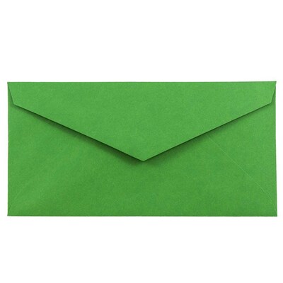 JAM Paper Monarch Envelopes, 3.875 x 7.5, Green Recycled, 25/Pack (34097582)