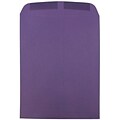 JAM Paper 9 x 12 Open End Catalog Envelopes, Dark Purple, 10/Pack (51287430D)