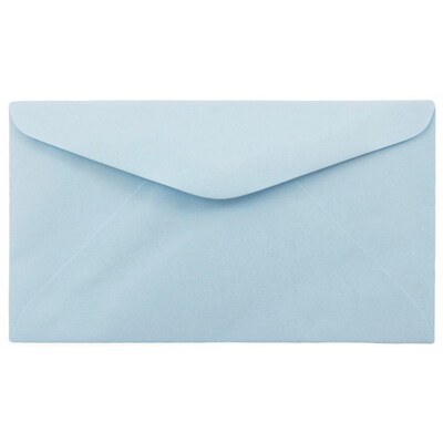 JAM Paper #6 3/4 Invitation Envelope, 3 5/8 x 6 1/2, Light Blue, 1000/Carton (557612641)