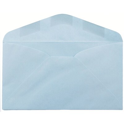 JAM Paper #6 3/4 Business Envelope, 3 5/8 x 6 1/2, Light Blue, 25/Pack (557612641B)