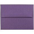 JAM Paper A2 Invitation Envelopes, 4.375 x 5.75, Dark Purple, 25/Pack (563912506)