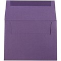 JAM Paper® A2 Invitation Envelopes, 4.375 x 5.75, Dark Purple, Bulk 250/Box (563912506H)