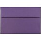 JAM Paper A7 Invitation Envelopes, 5.25 x 7.25, Dark Purple, 25/Pack (563912508)