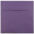 JAM Paper 8.5 x 8.5 Square Invitation Envelopes, Dark Purple, 25/Pack (563912527)