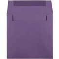 JAM Paper 8.5 x 8.5 Square Invitation Envelopes, Dark Purple, 25/Pack (563912527)