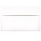 JAM Paper A10 Foil Lined Invitation Envelopes, 6 x 9.5, White with Red Foil, 25/Pack (900905662)