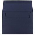 JAM Paper A6 Invitation Envelopes, 4.75 x 6.5, Navy Blue, 50/Pack (LEBA667I)