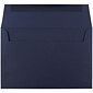 JAM Paper A9 Invitation Envelopes, 5 3/4" x 8 3/4", Navy Blue, 1000/Carton (LEBA792B)