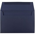 JAM Paper A10 Invitation Envelopes, 6 x 9.5, Navy Blue, 50/Pack (LEBA867I)