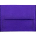 JAM Paper® A2 Translucent Vellum Invitation Envelopes, 4.375 x 5.75, Primary Blue, 25/Pack (PACV607)