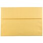 JAM Paper A8 Metallic Invitation Envelopes, 5.5 x 8.125, Stardream Gold, 25/Pack (V018295)