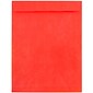 JAM Paper Open End Open End #13 Catalog Envelope, 10" x 13", Red, 10/Pack (V021383B)
