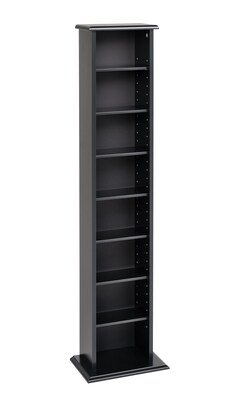 Prepac™ Slim Multimedia Storage Tower, Black